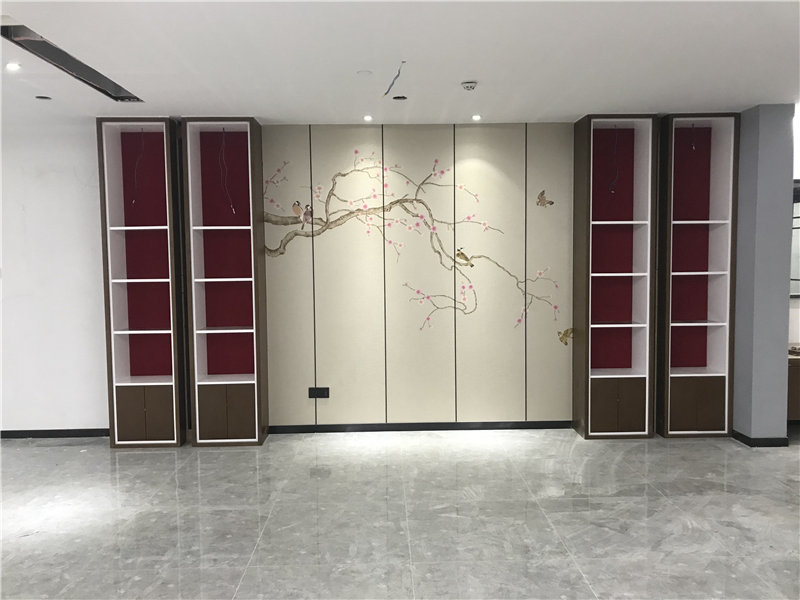 油漆書(shū)柜展示柜